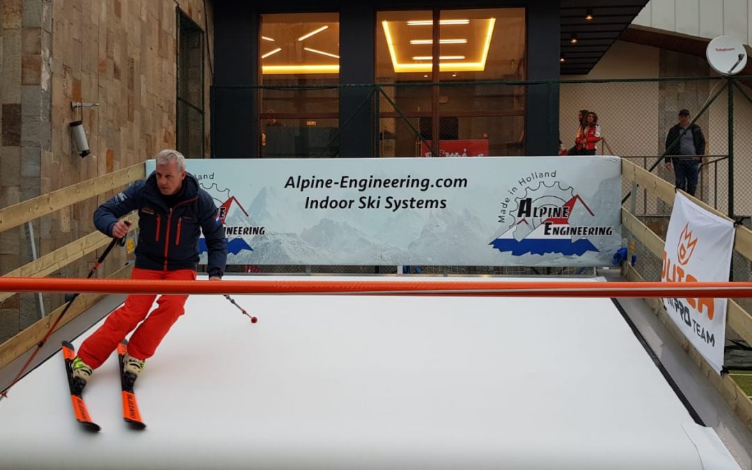 InterSki portable ski slope demo