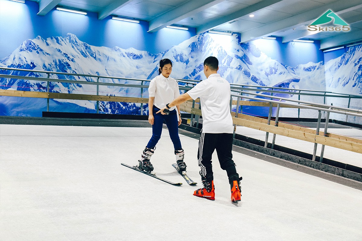 ski lessons SkiMachine is here to help