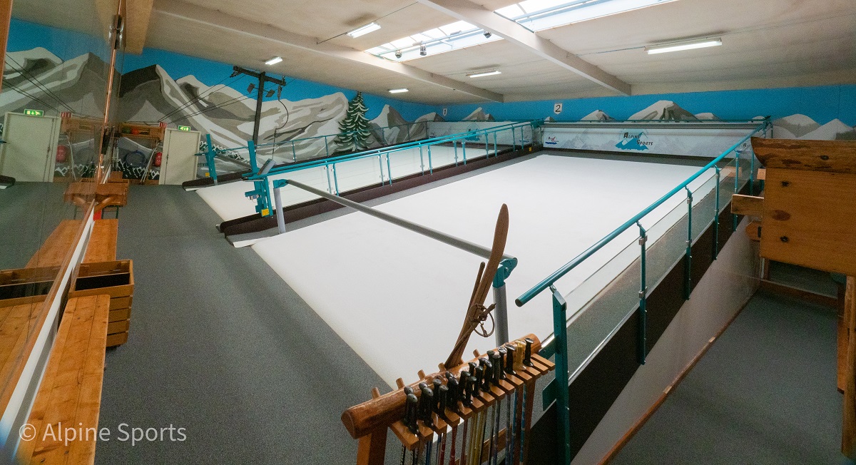 A new installed Ski Machine simulator