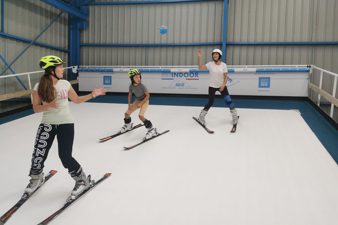 skiing in summer