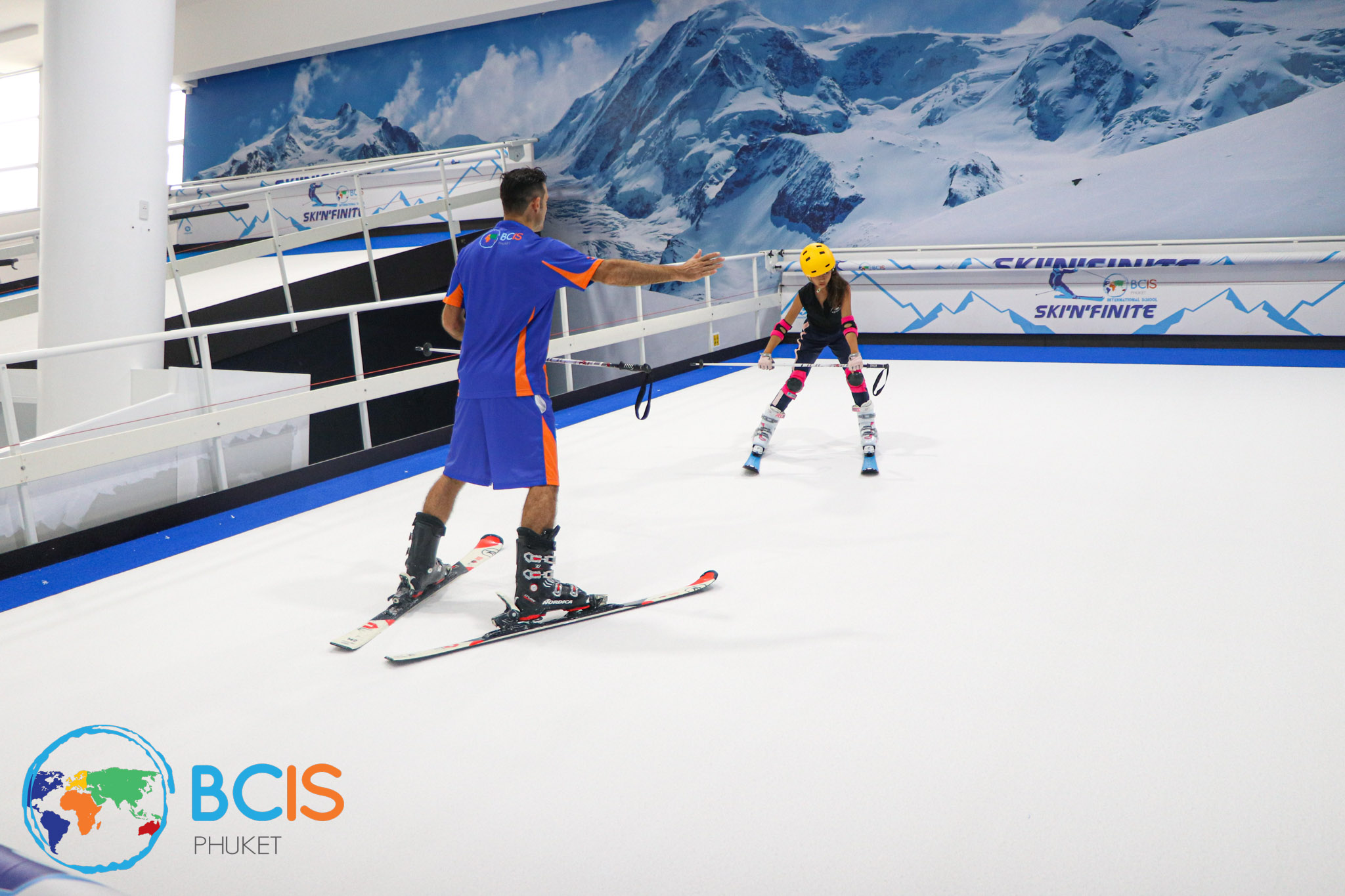 indoor ski lessons