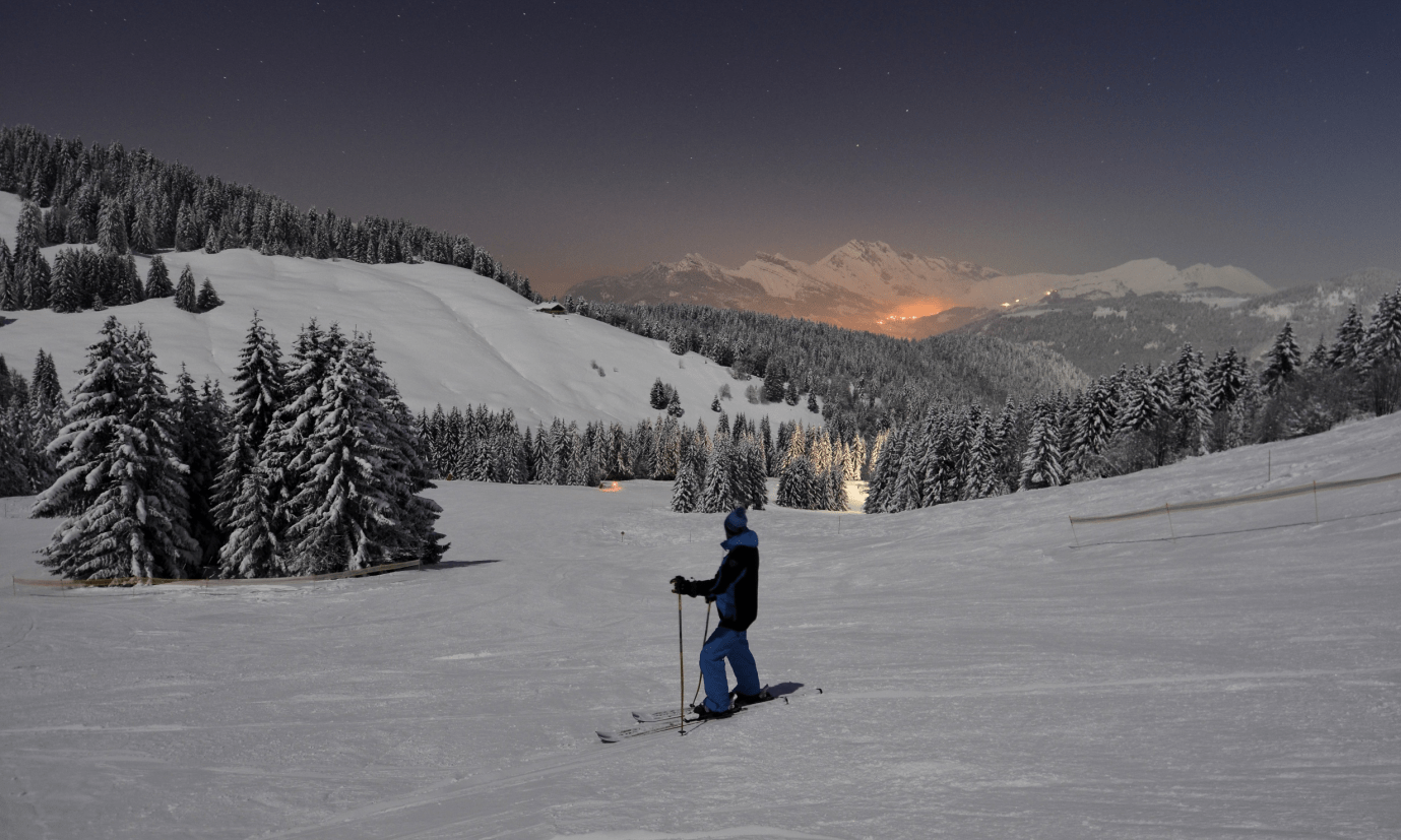 la clusaz night skiing la clusaz night skiing
